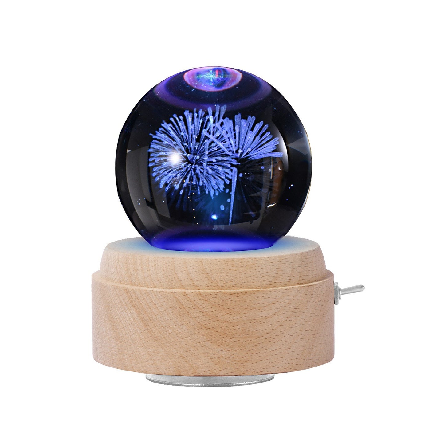 Luminous LED Rotating Crystal Ball Music Box
