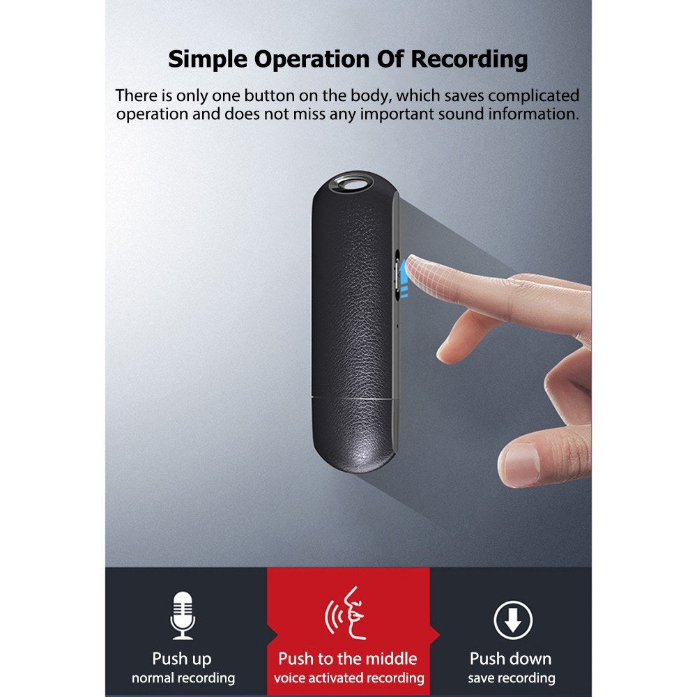 Mini Voice Activated Recorder with 8GB Storage