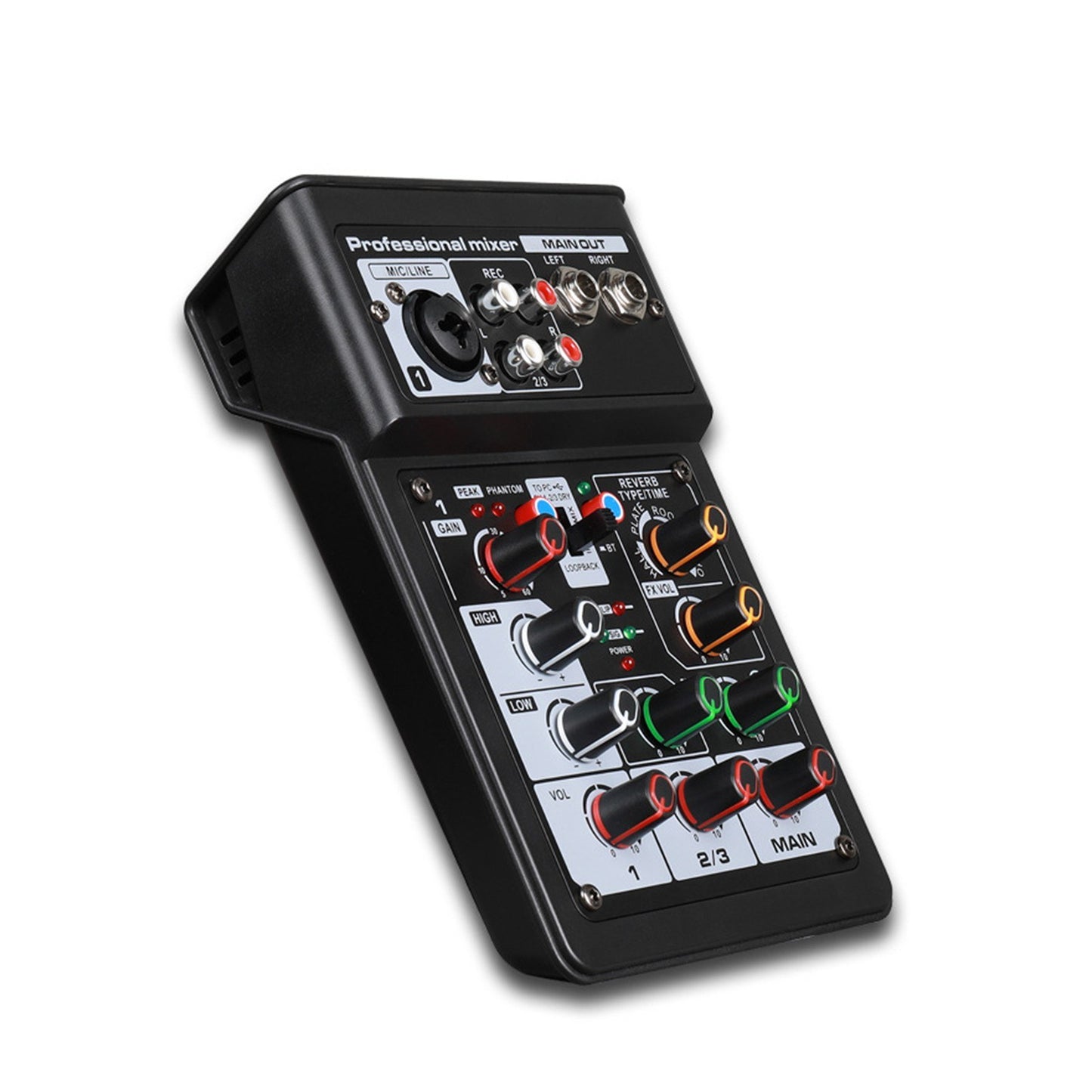 3-Channel BT Digital Stereo Audio Mixer Console System