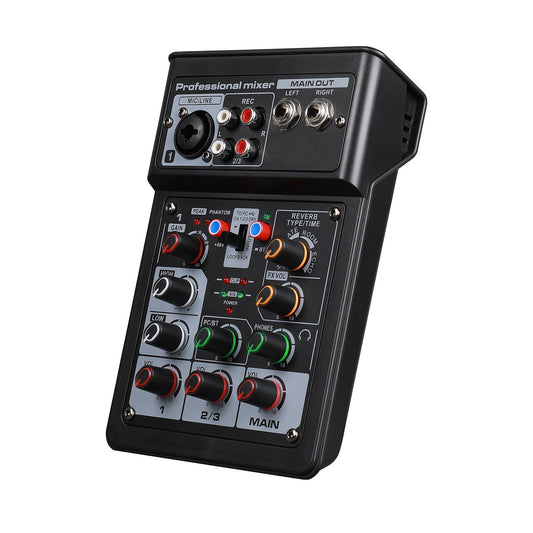 3-Channel BT Digital Stereo Audio Mixer Console System