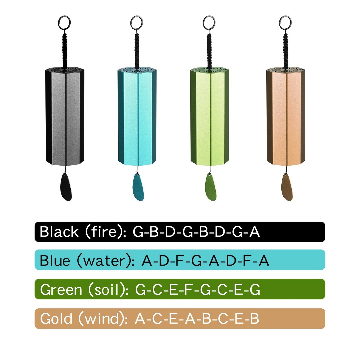 Meditation Chord Metal Wind Chime