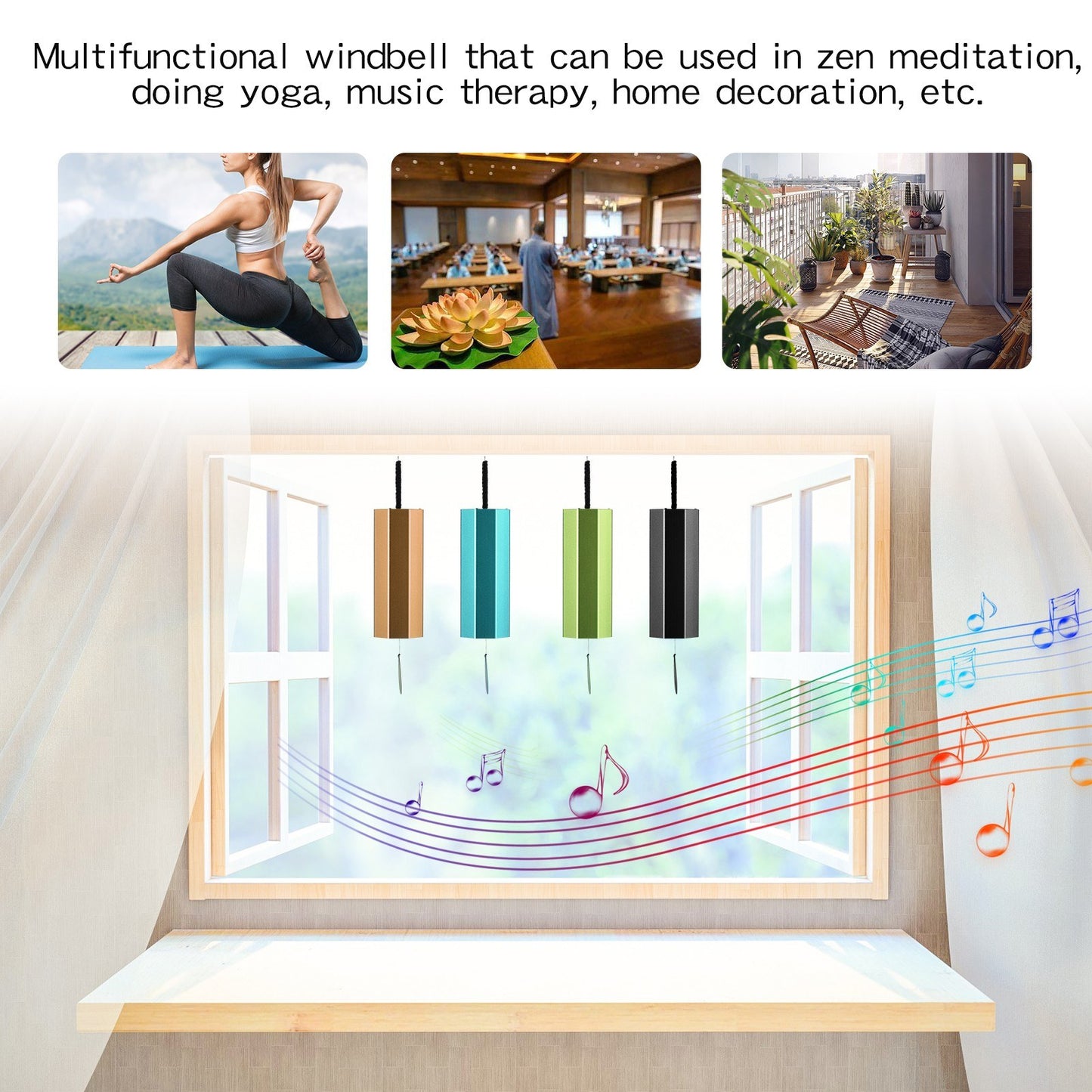 Meditation Chord Metal Wind Chime