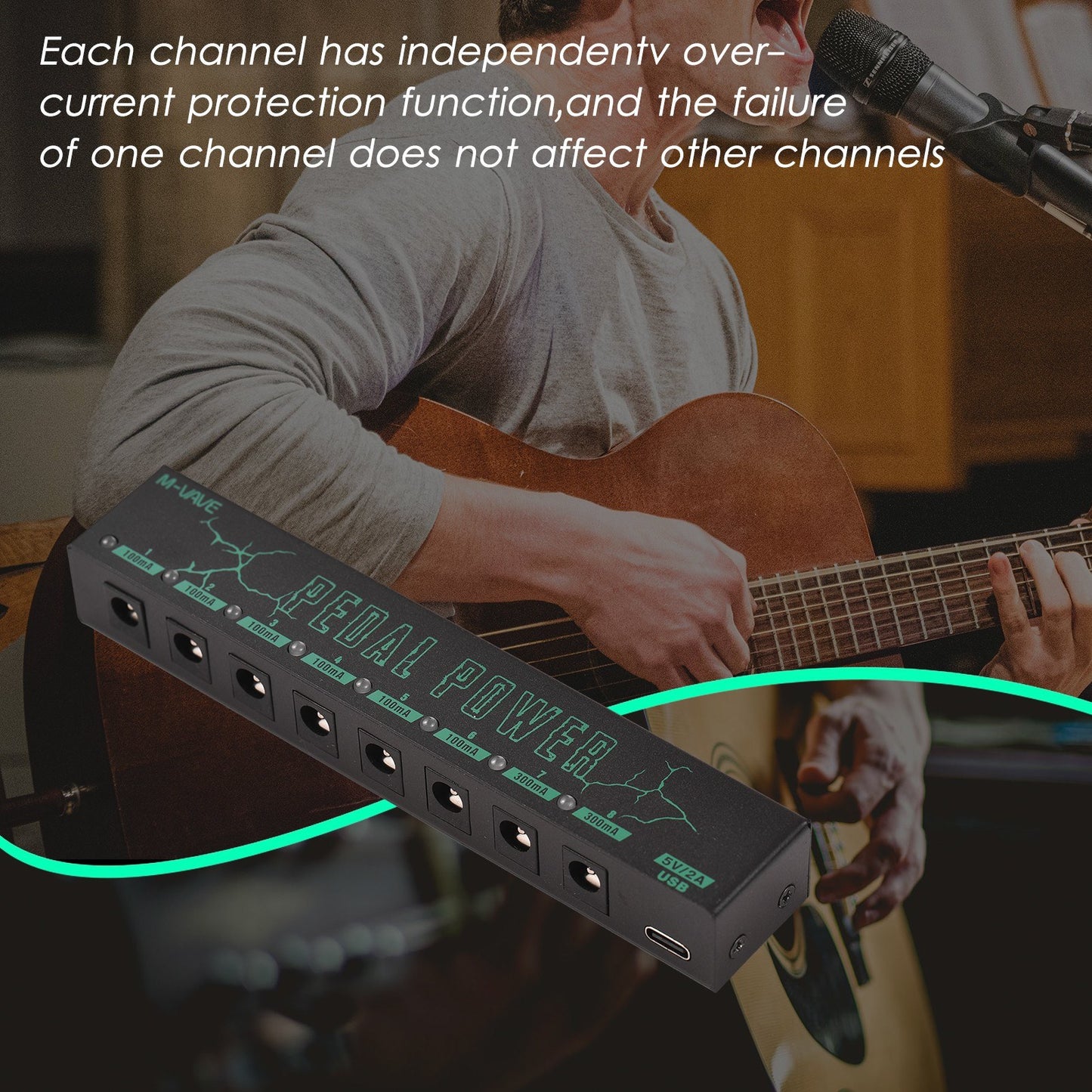 M-VAVE Guitar Pedal Power Supply