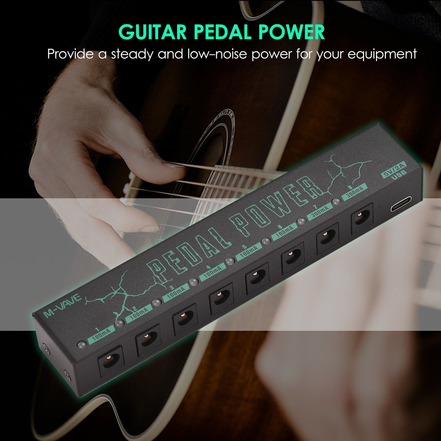 M-VAVE Guitar Pedal Power Supply