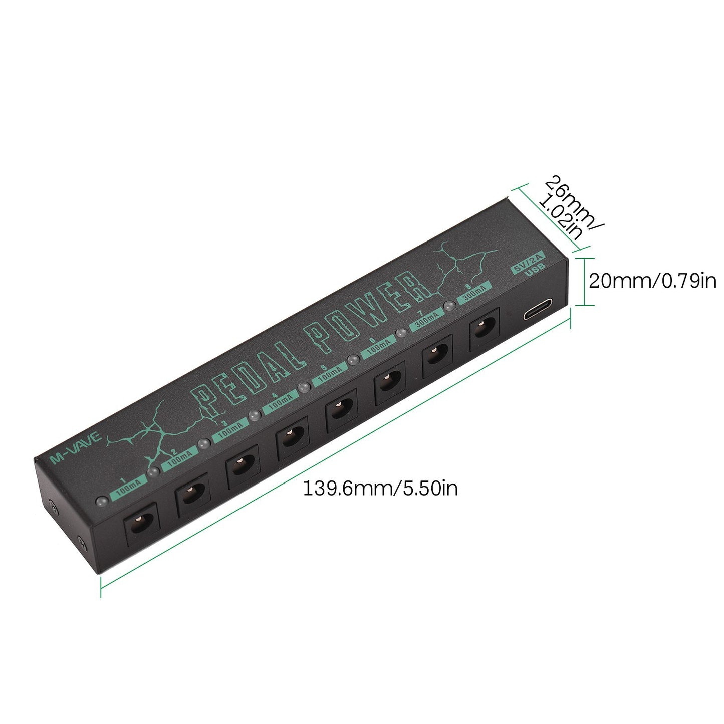 M-VAVE Guitar Pedal Power Supply