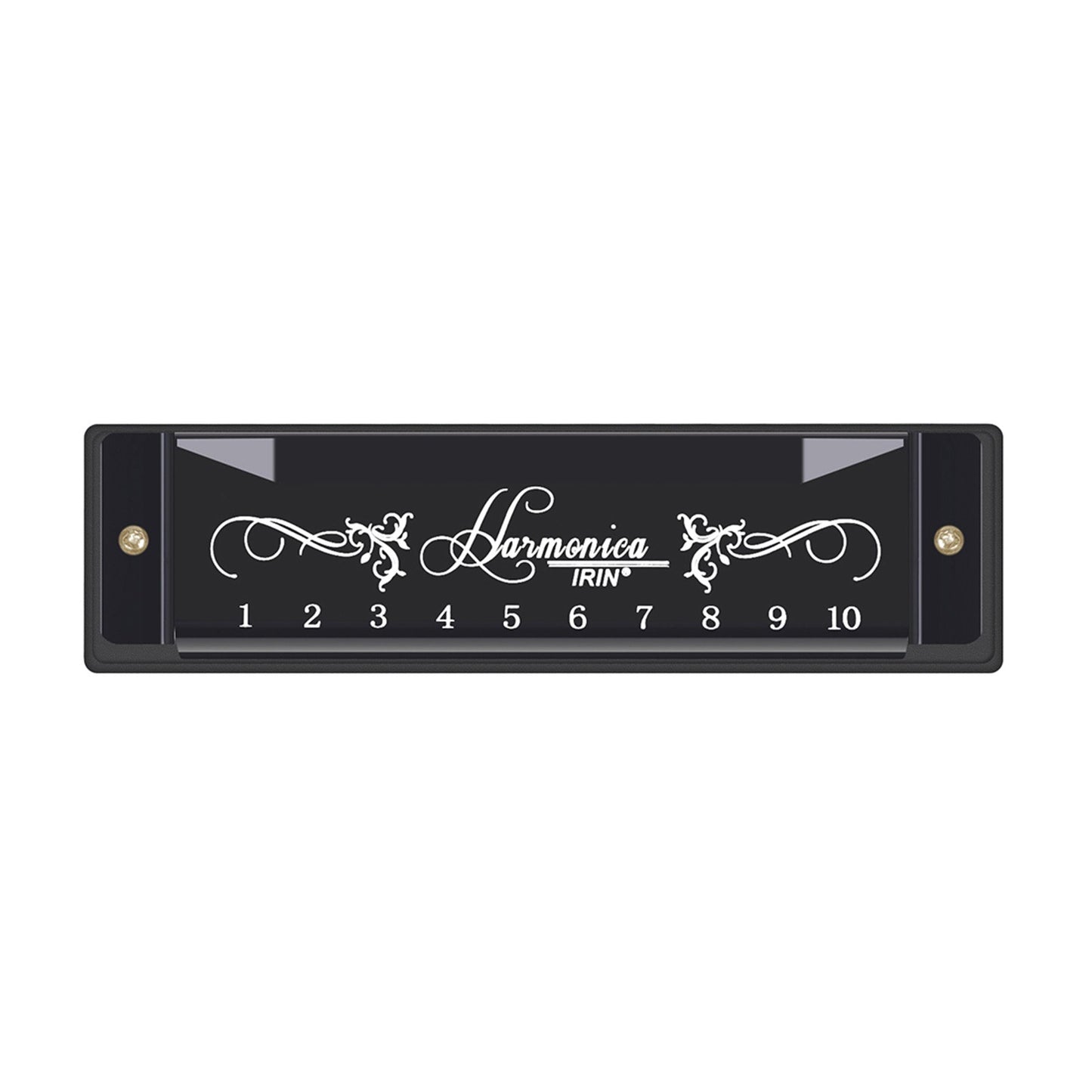 IRIN 10-Hole Harmonica Key of C - 20-Tone Beginner Musical Gift with Case