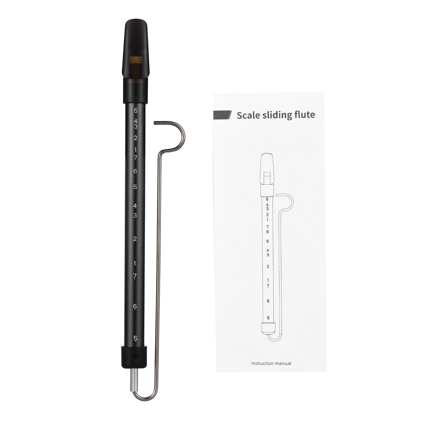 Steel Slide Whistle Musical Instrument Toy