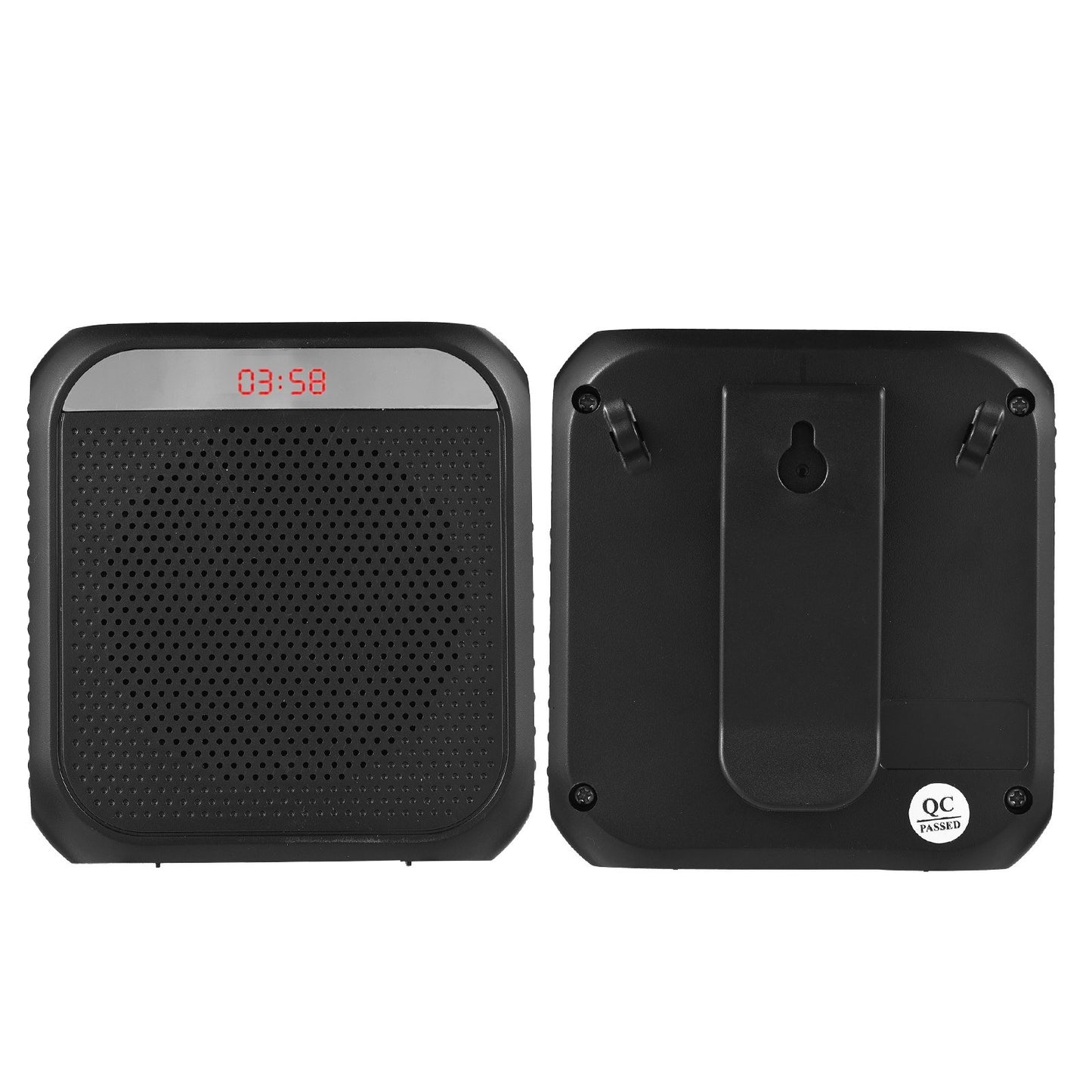 Rechargeable Portable Mini Voice Amplifier with LED Display & MIC