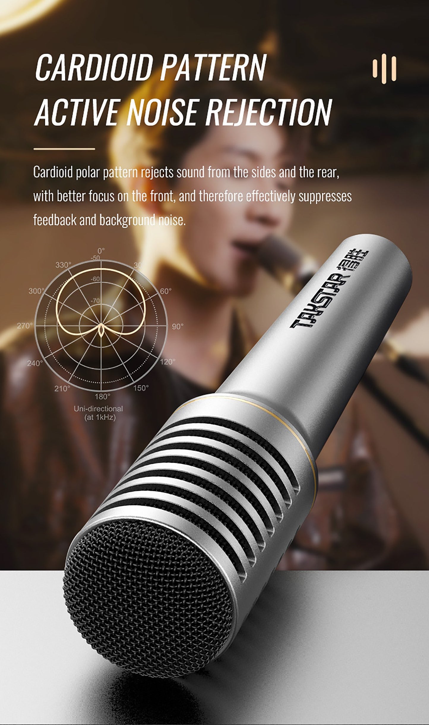 Takstar TA-68 Professional Dynamic Microphone
