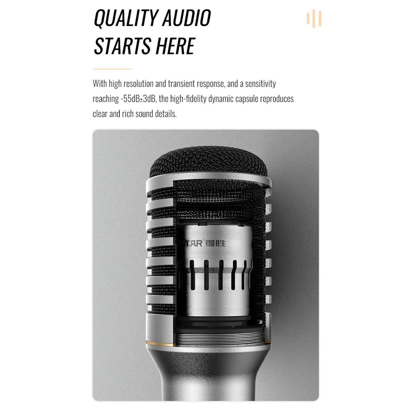 Takstar TA-68 Professional Dynamic Microphone