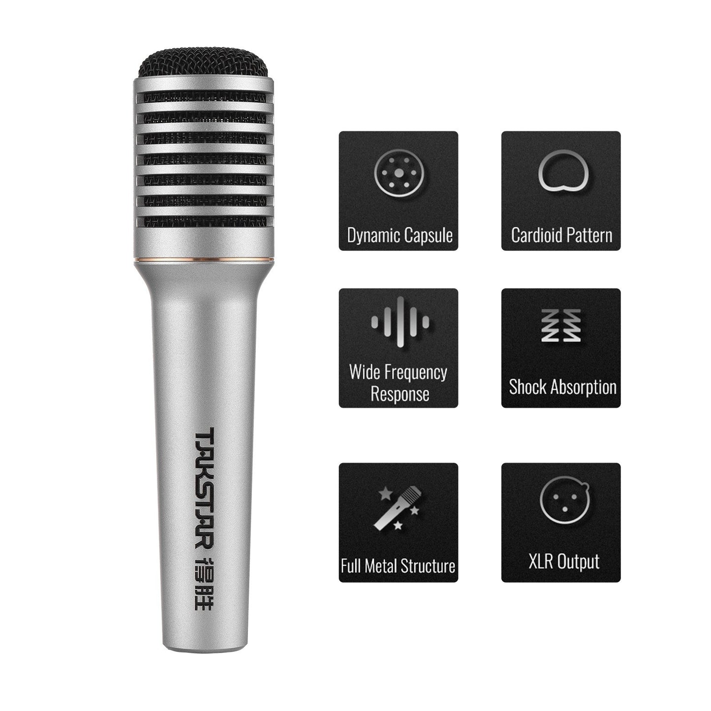 Takstar TA-68 Professional Dynamic Microphone