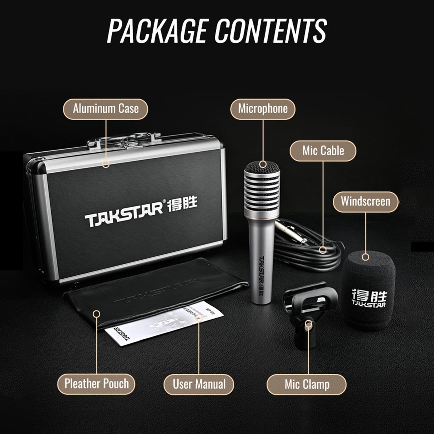 Takstar TA-68 Professional Dynamic Microphone