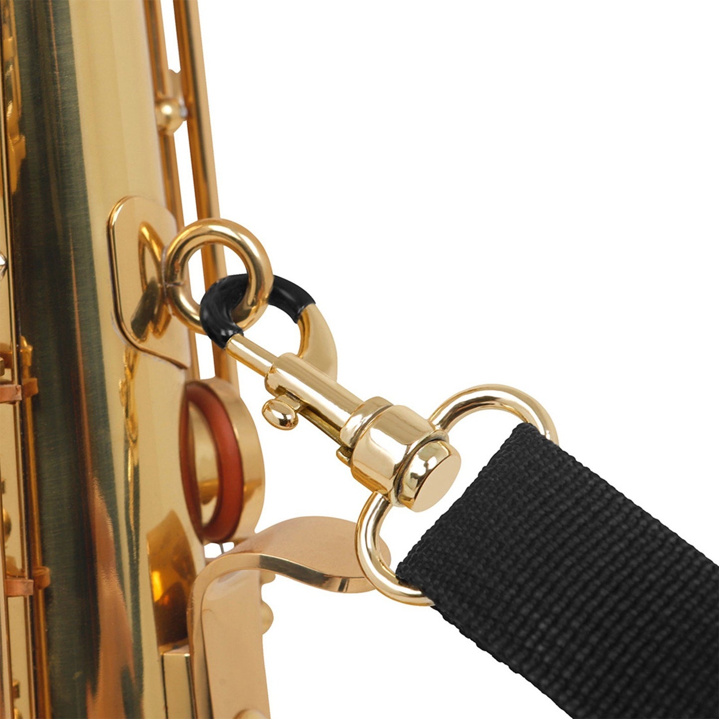 Adjustable Nylon Saxophone Neck Strap with Metal Hook for Tenor, Soprano, Alto Saxophones & Clarinet