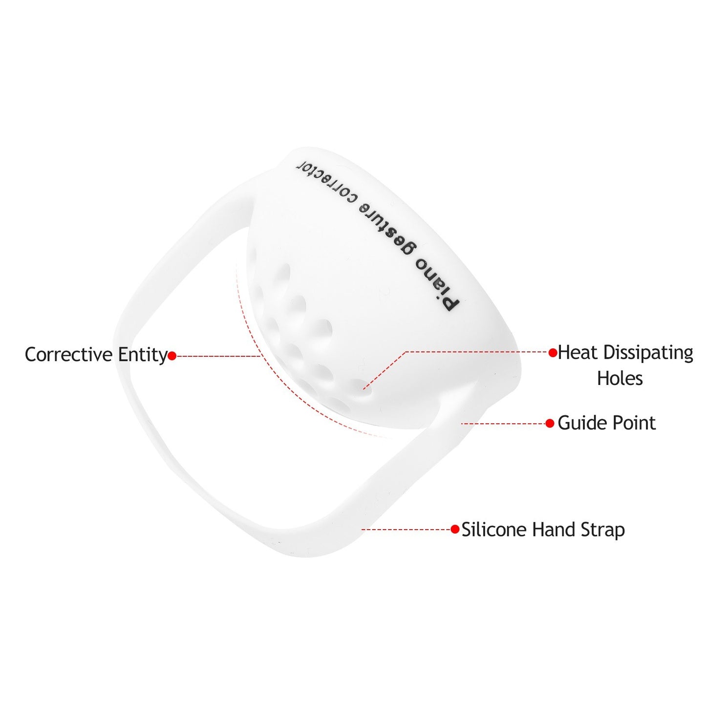 Wearable Silicone Piano Hand Corrector for Beginners