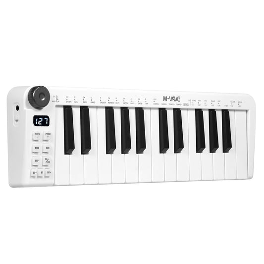 Rechargeable M-VAVE SMK-25mini 25-Key MIDI Control Keyboard