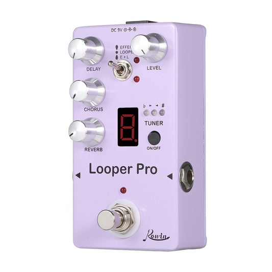 Rowin RE-05 Mini Guitar Looper and Tuner Effect Pedal