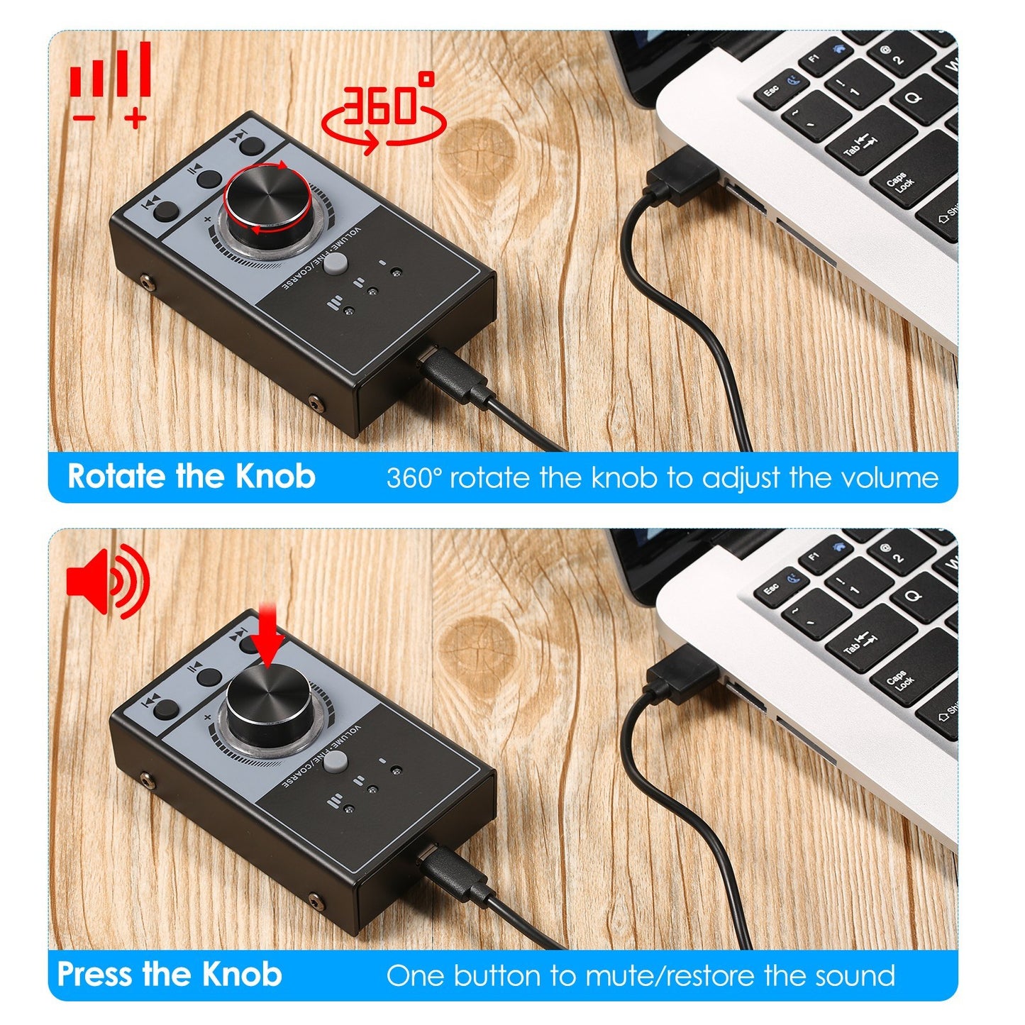 USB Multimedia Computer Volume Control Knob