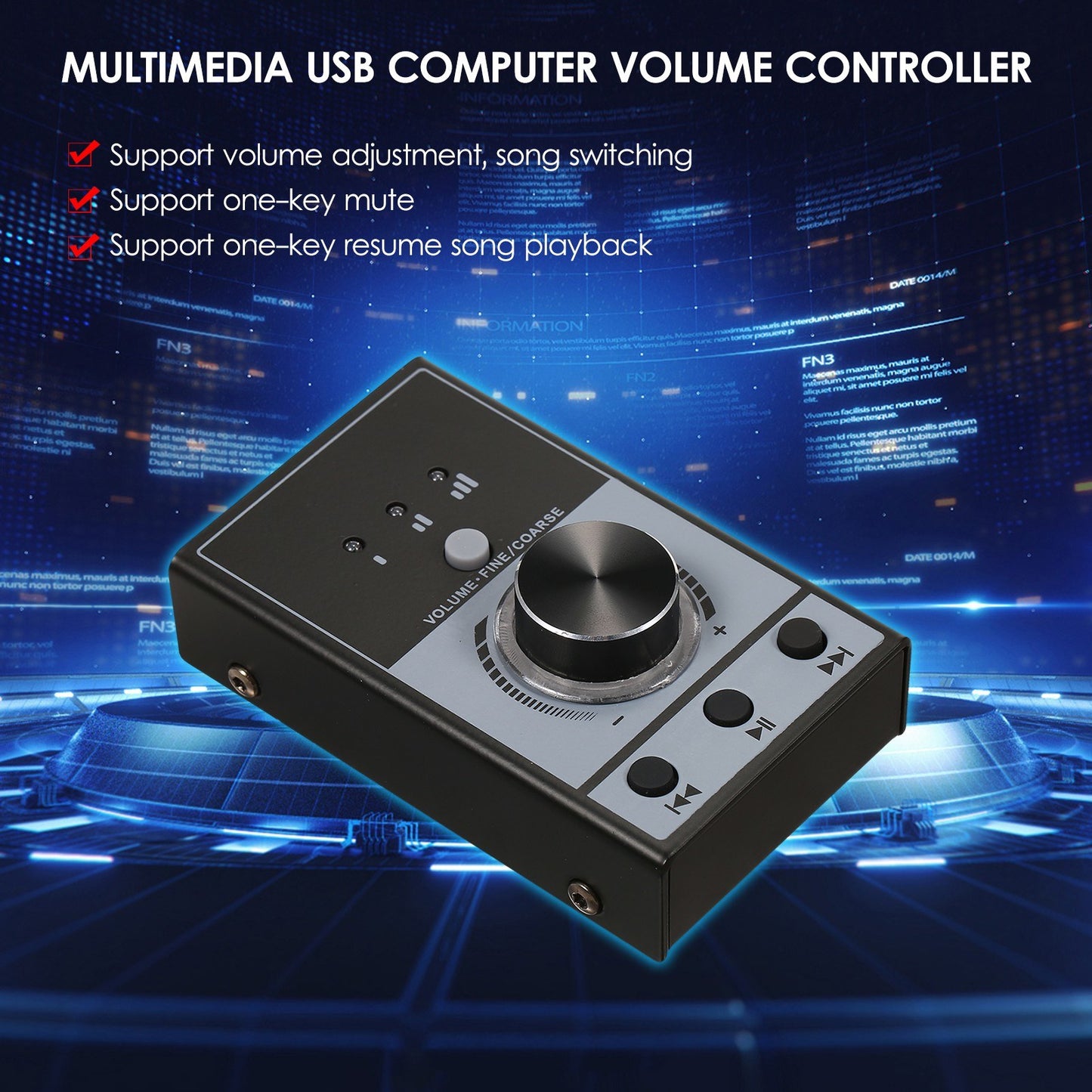USB Multimedia Computer Volume Control Knob