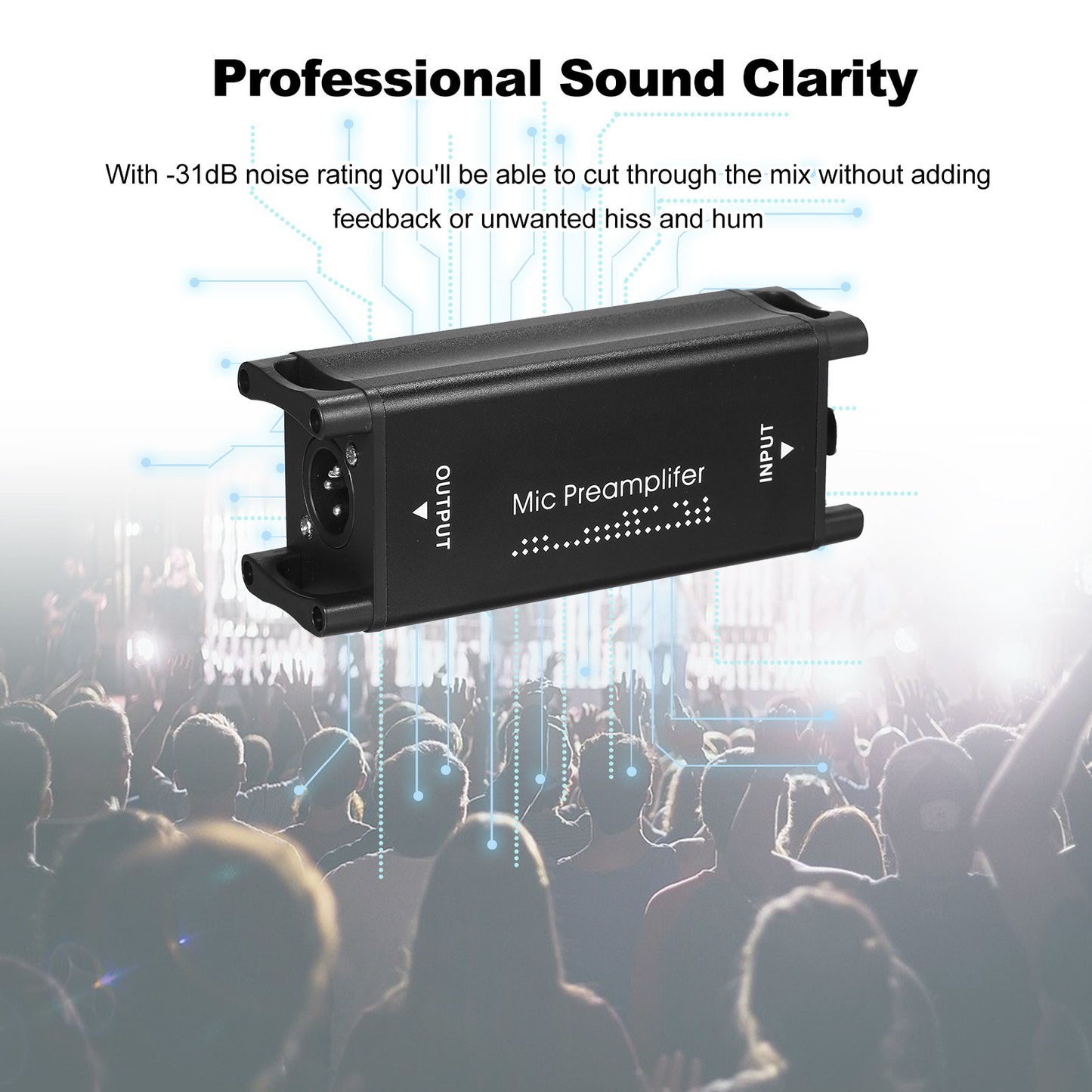 Ultra-Clean Gain Mic Activator Preamp