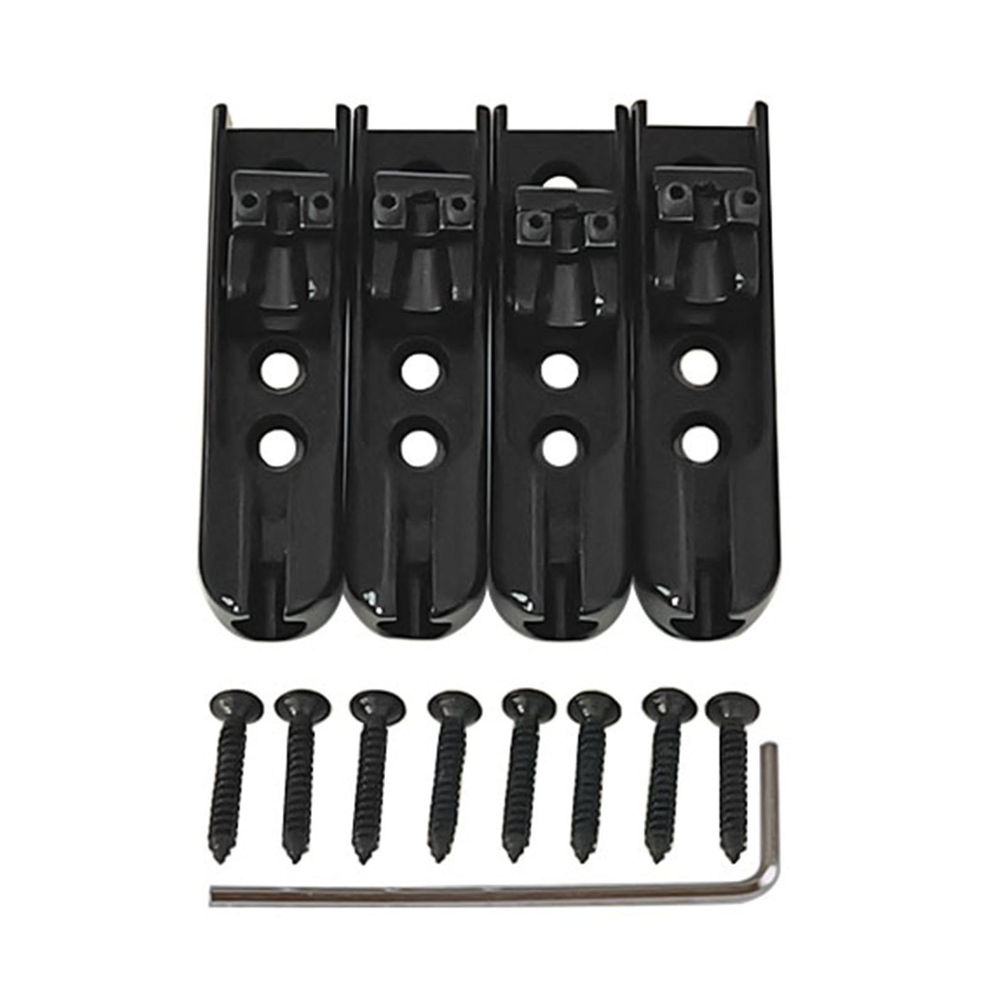 4pcs Individual Bass Guitar Bridge Set