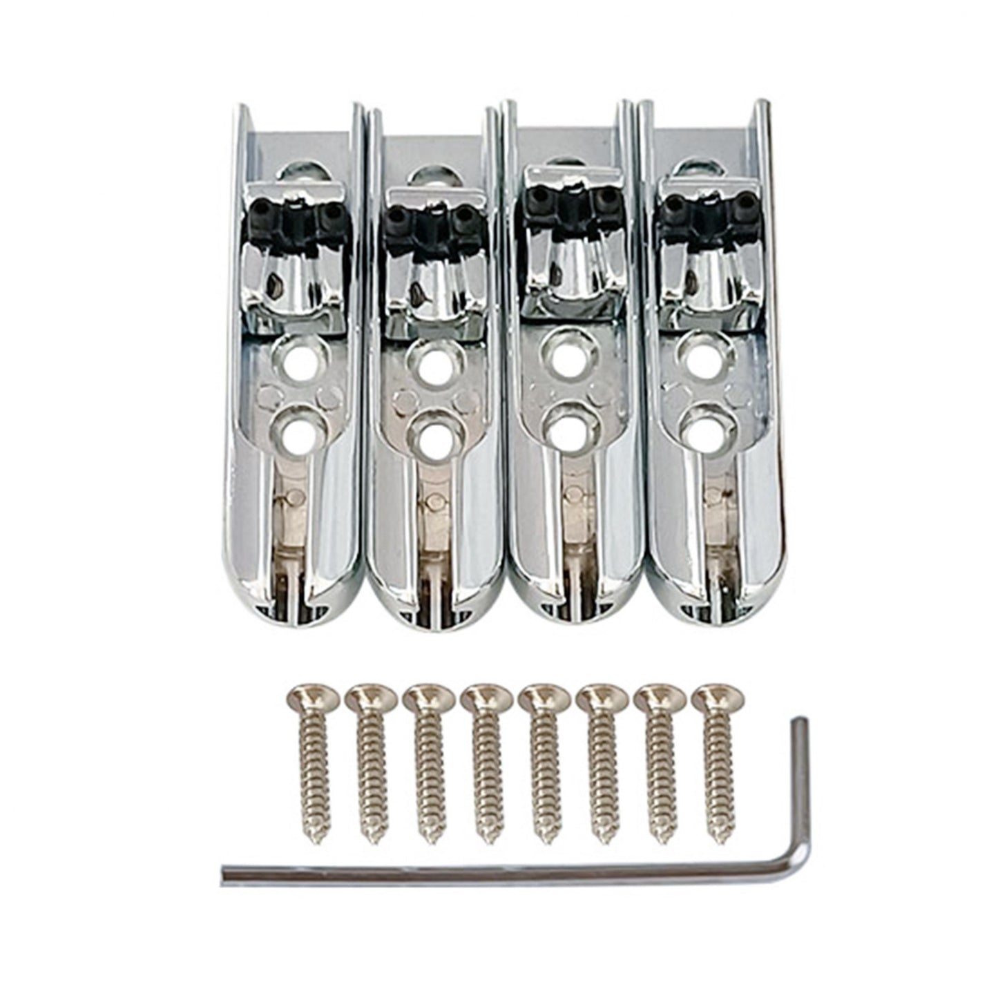 4pcs Individual Bass Guitar Bridge Set