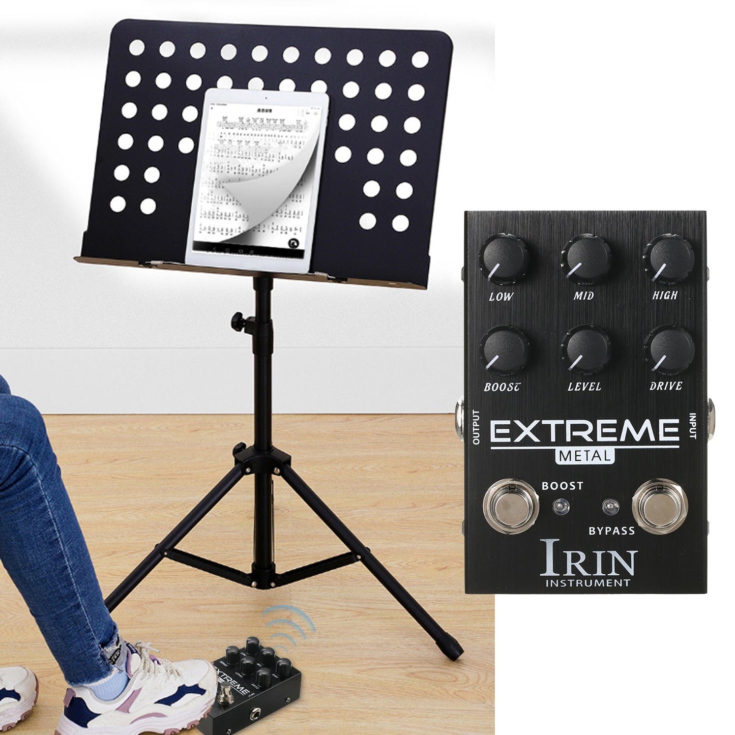 IRIN Extreme Distortion Effect Pedal for Electric Guitar