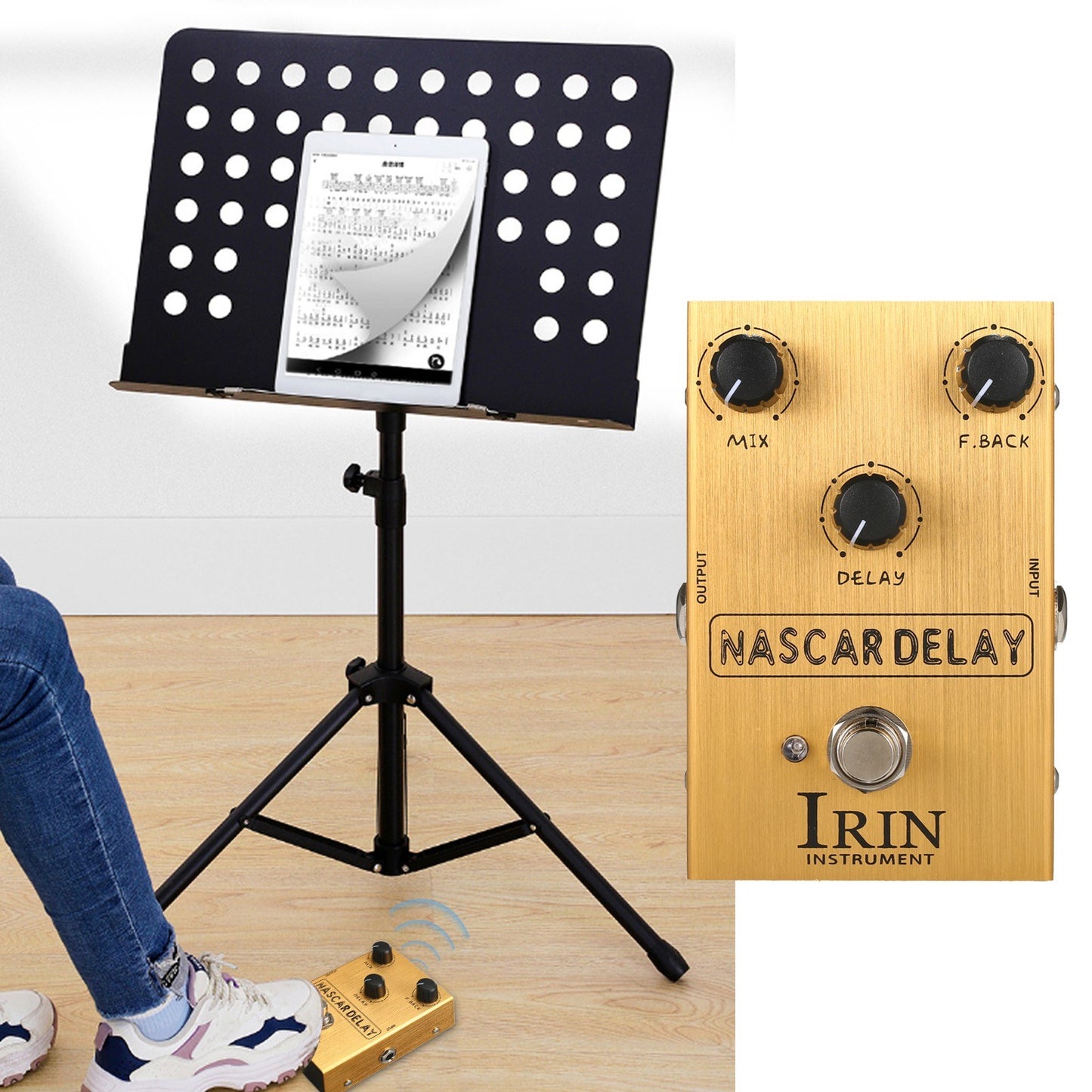 IRIN NASCAR Delay Guitar Effect Pedal for Electric Guitars