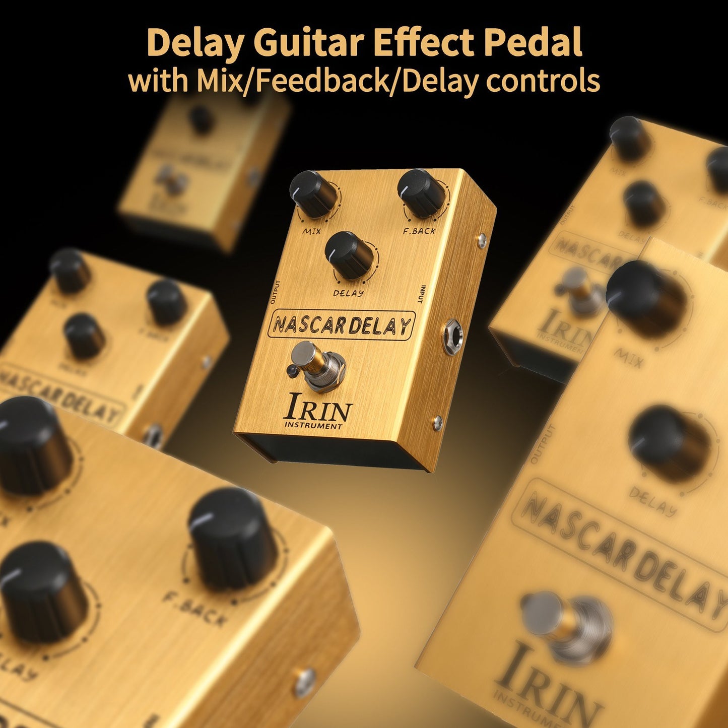 IRIN NASCAR Delay Guitar Effect Pedal for Electric Guitars