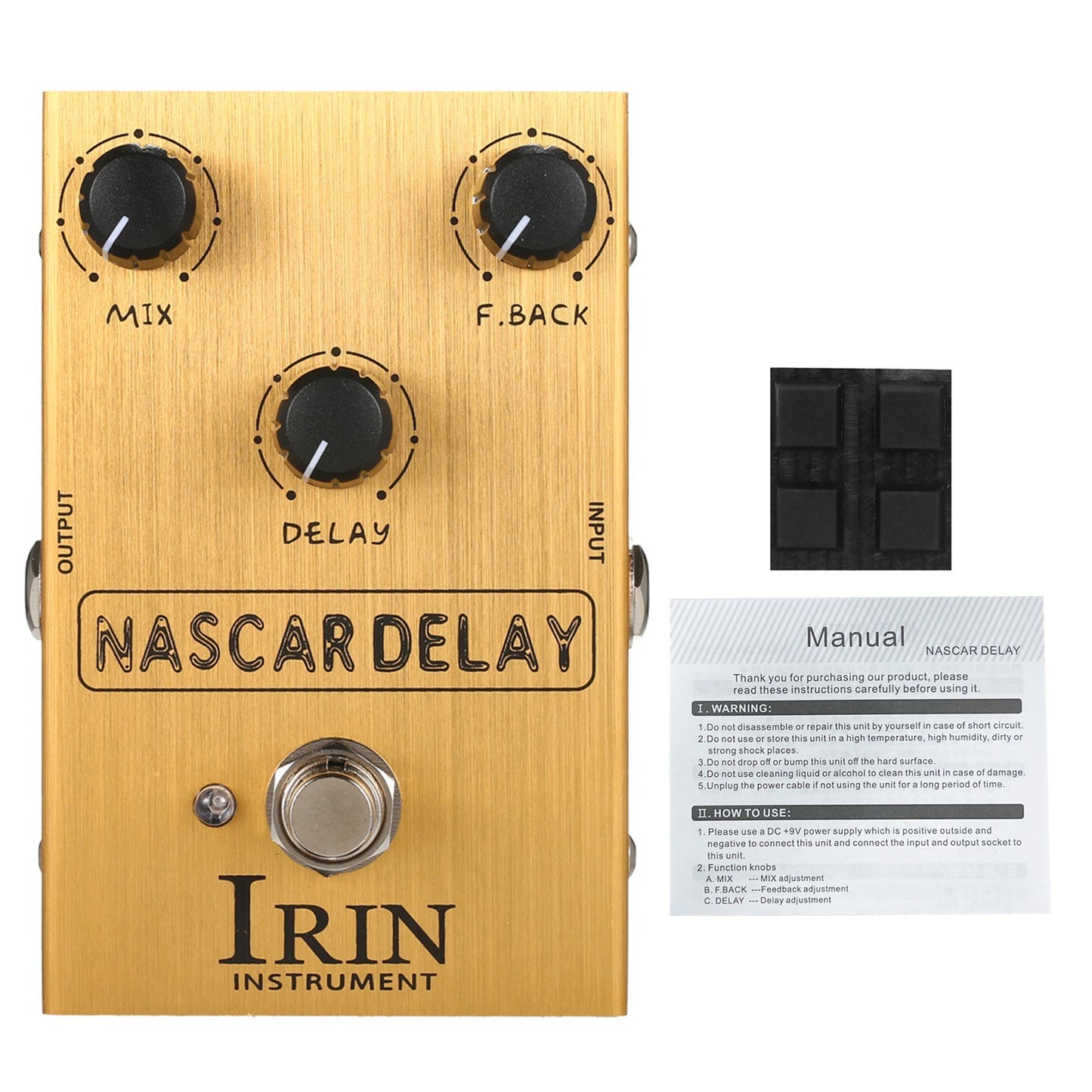 IRIN NASCAR Delay Guitar Effect Pedal for Electric Guitars