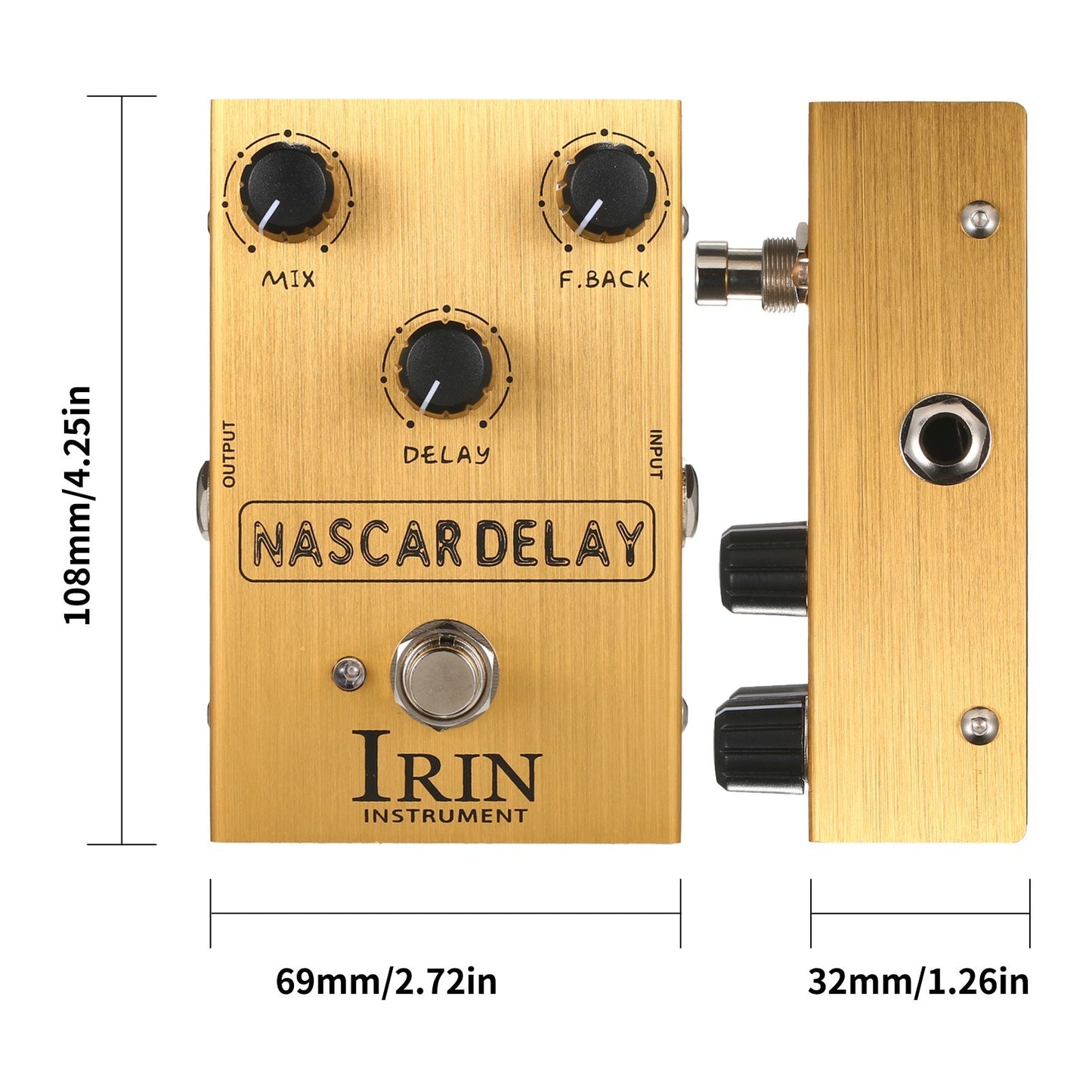 IRIN NASCAR Delay Guitar Effect Pedal for Electric Guitars