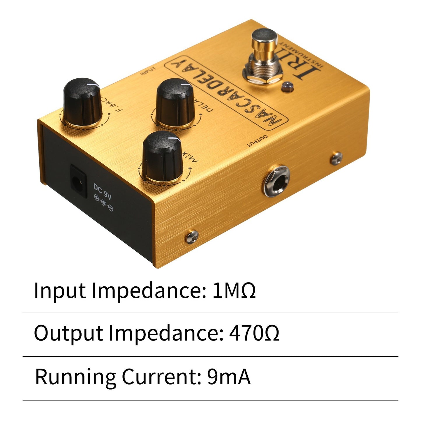 IRIN NASCAR Delay Guitar Effect Pedal for Electric Guitars