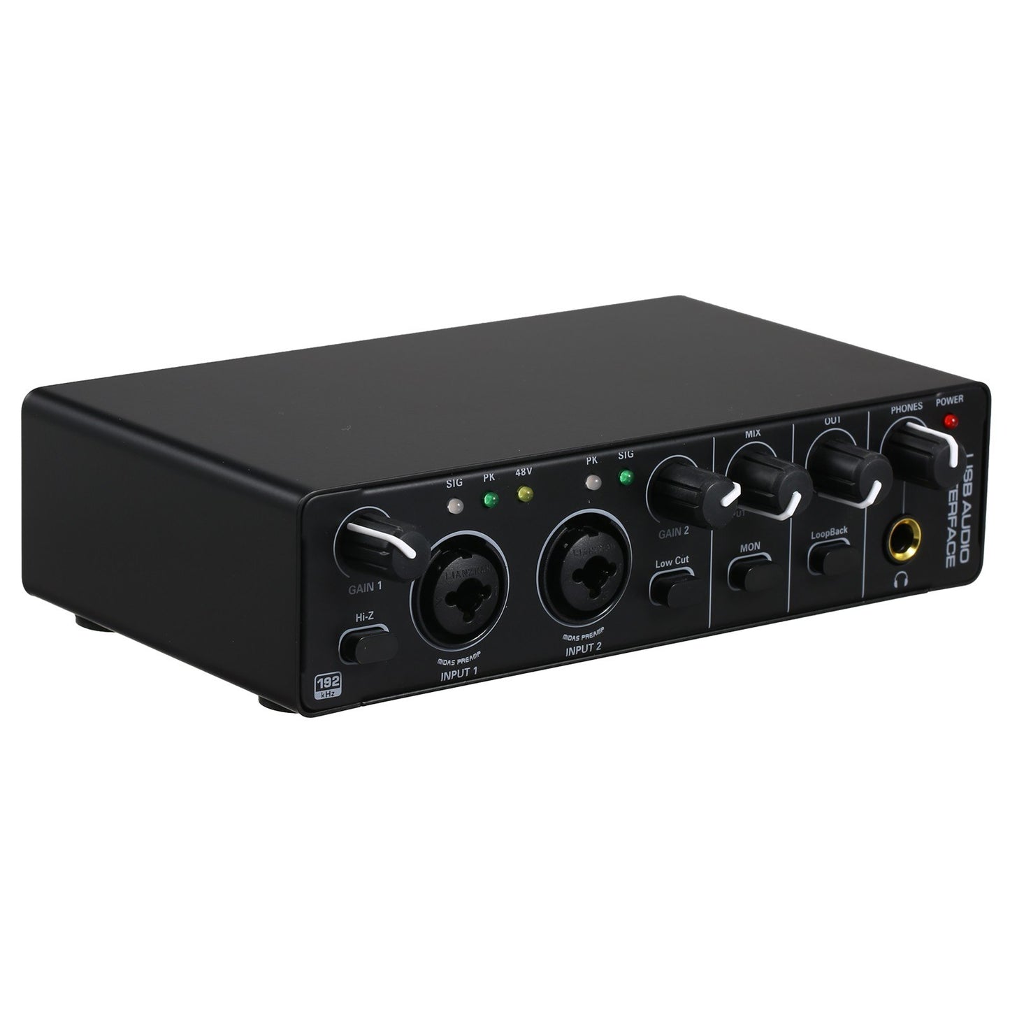 RHM MD22-5 USB Audio Interface Dual 2 In/2 Out Sound Card