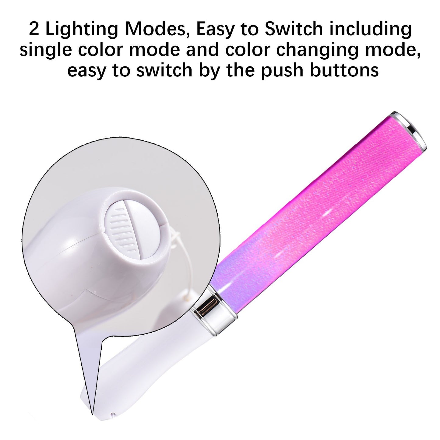 15-Color LED Flashing Glow Stick for Parties and Concerts