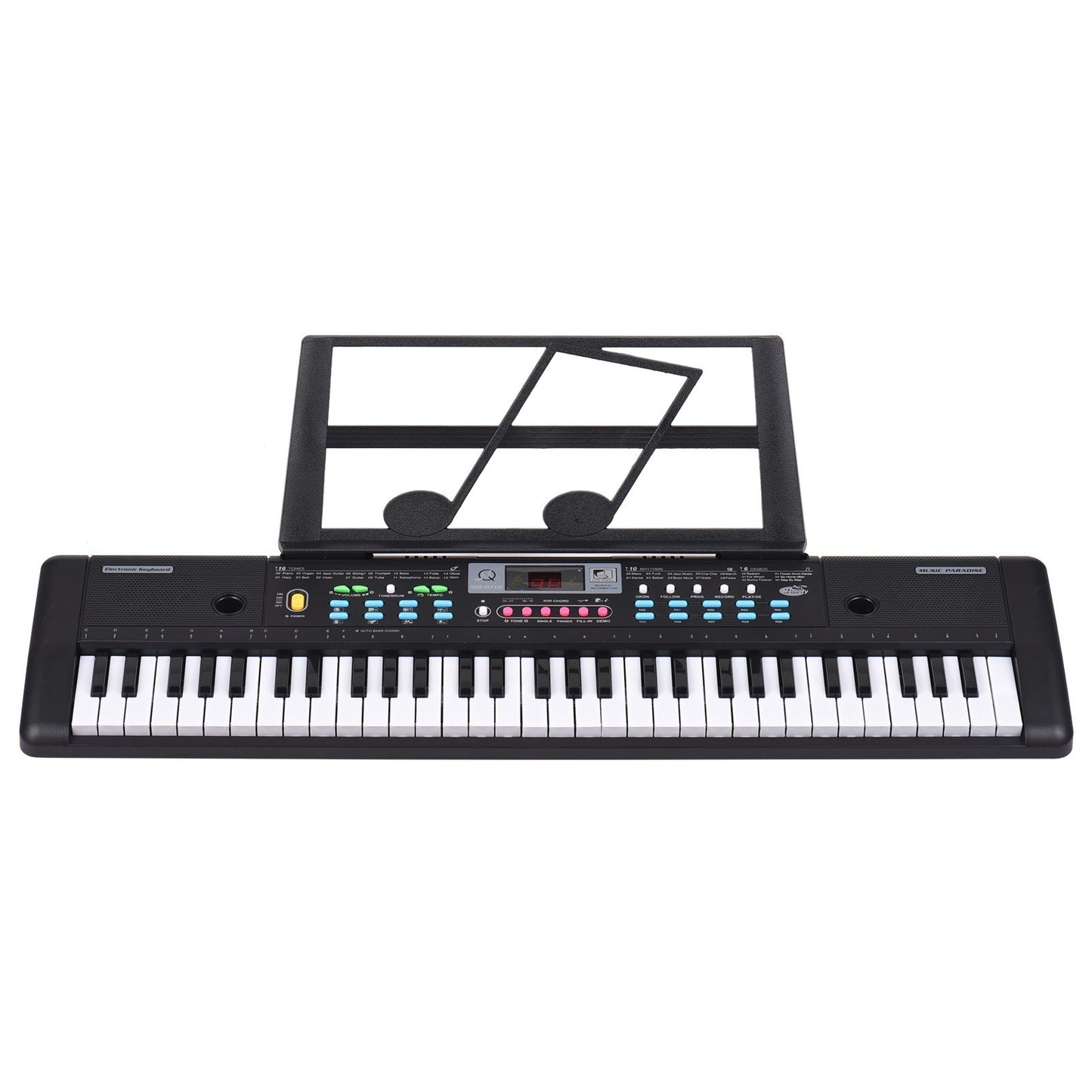 61-Key USB Electronic Keyboard Piano for Kids with Microphone