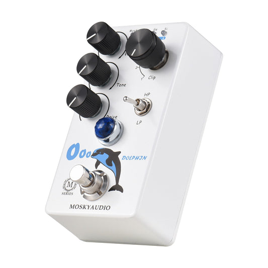 DOLPHIN Overdrive/Distortion Guitar Pedal by MOSKYAudio for Electric Guitar