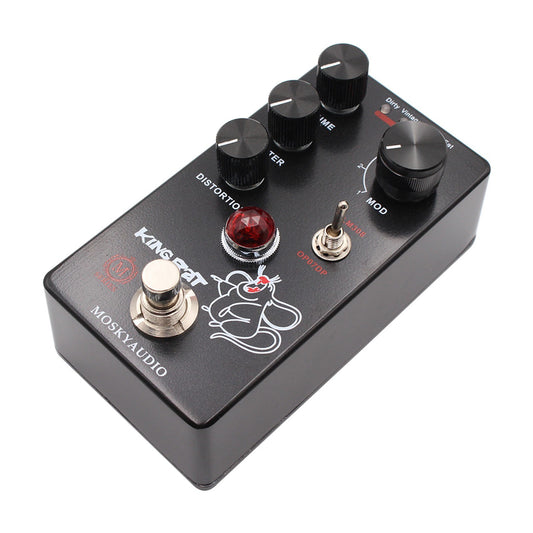 MOSKYAudio King Rat Fuzz Distortion Guitar Effects Pedal