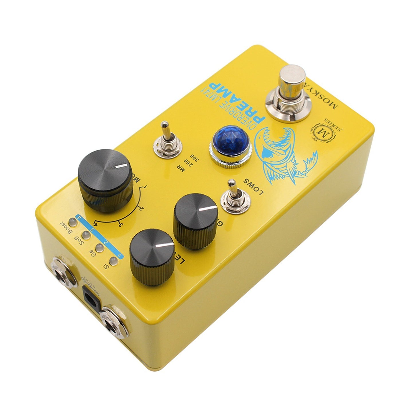 MOSKY Audio LM741 Preamp Distortion/Overdrive Guitar Effect Pedal