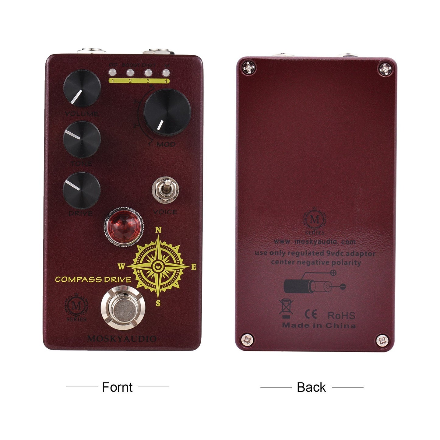 MOSKYAudio Compass Drive Overdrive Guitar Pedal