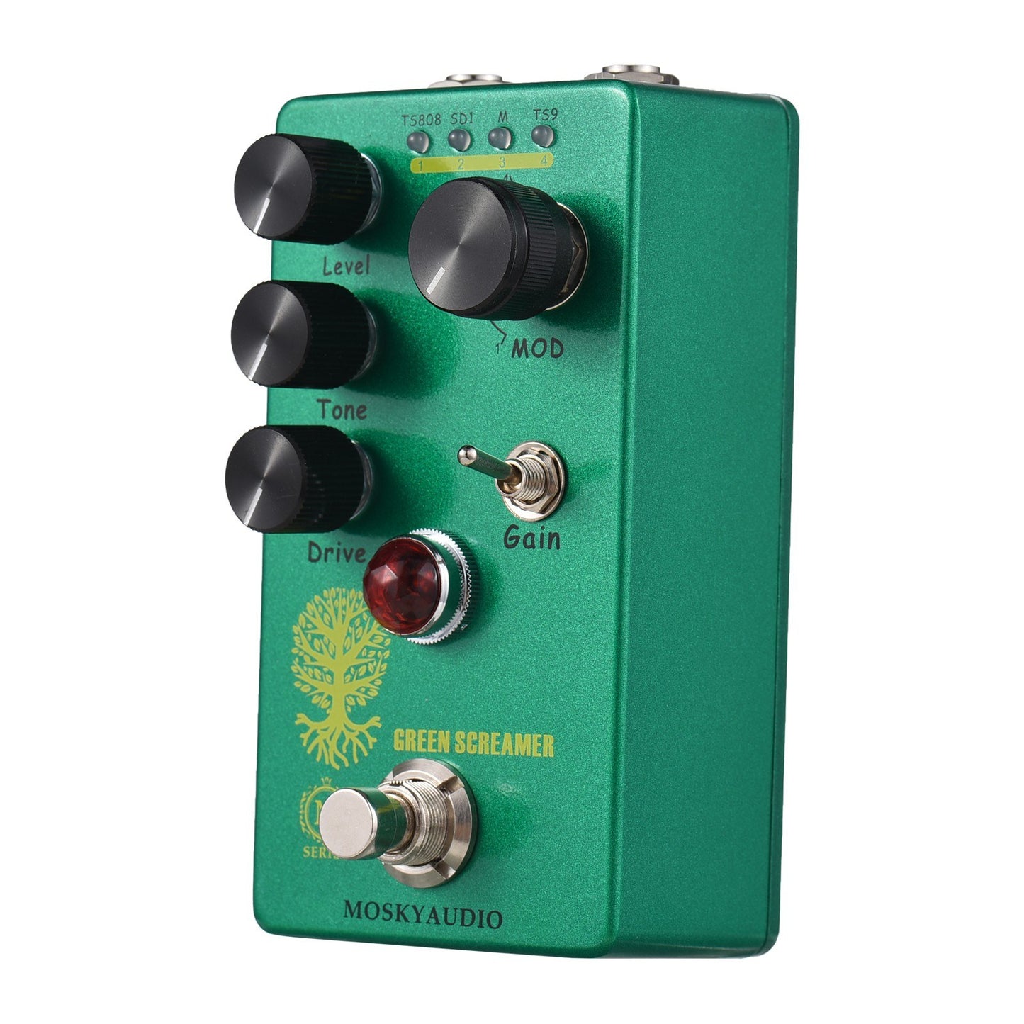 MOSKYAudio Green Screamer Booster/Overdrive Guitar Effect Pedal