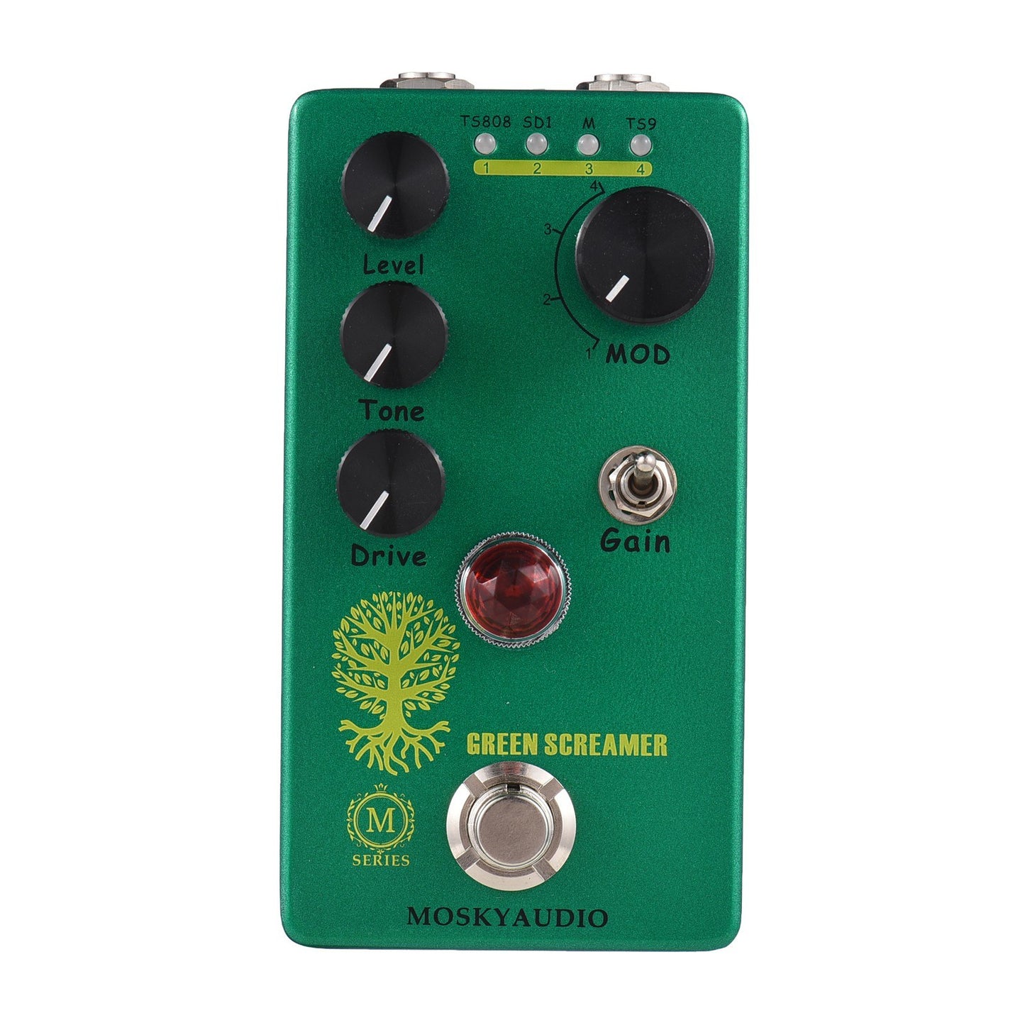 MOSKYAudio Green Screamer Booster/Overdrive Guitar Effect Pedal