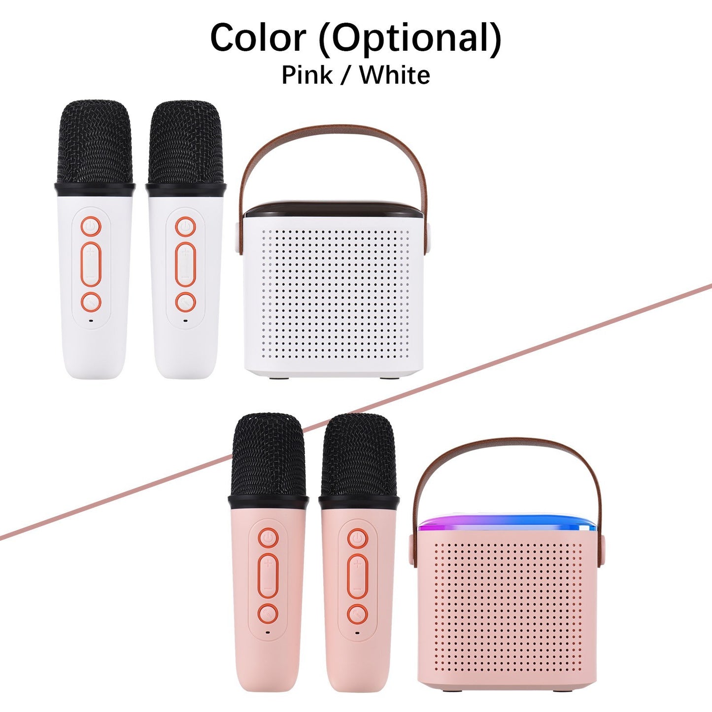 Y1 Portable Mini Karaoke Machine with Microphone & Sound Box Set