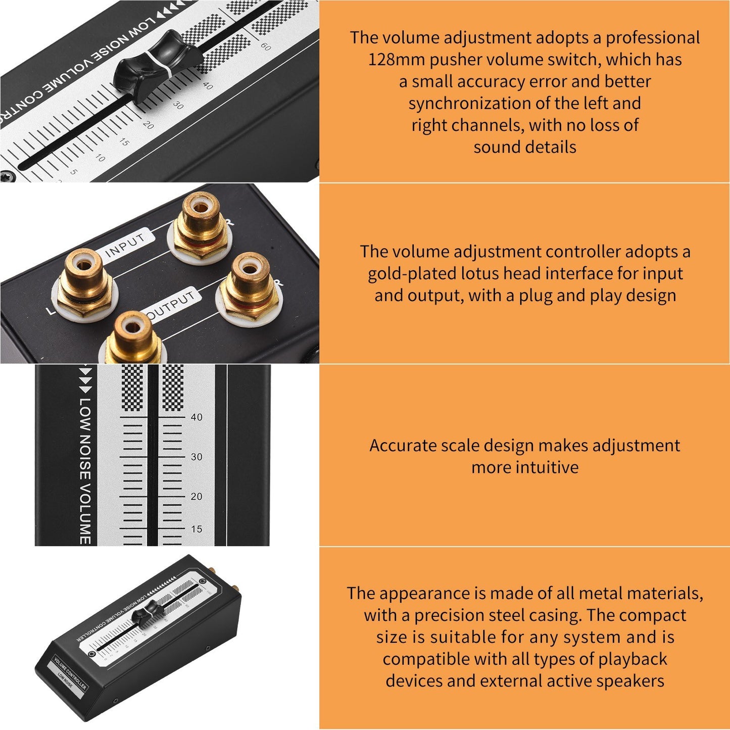 CX-02 Mini Low Noise Volume Controller - Sound Adjustment Device