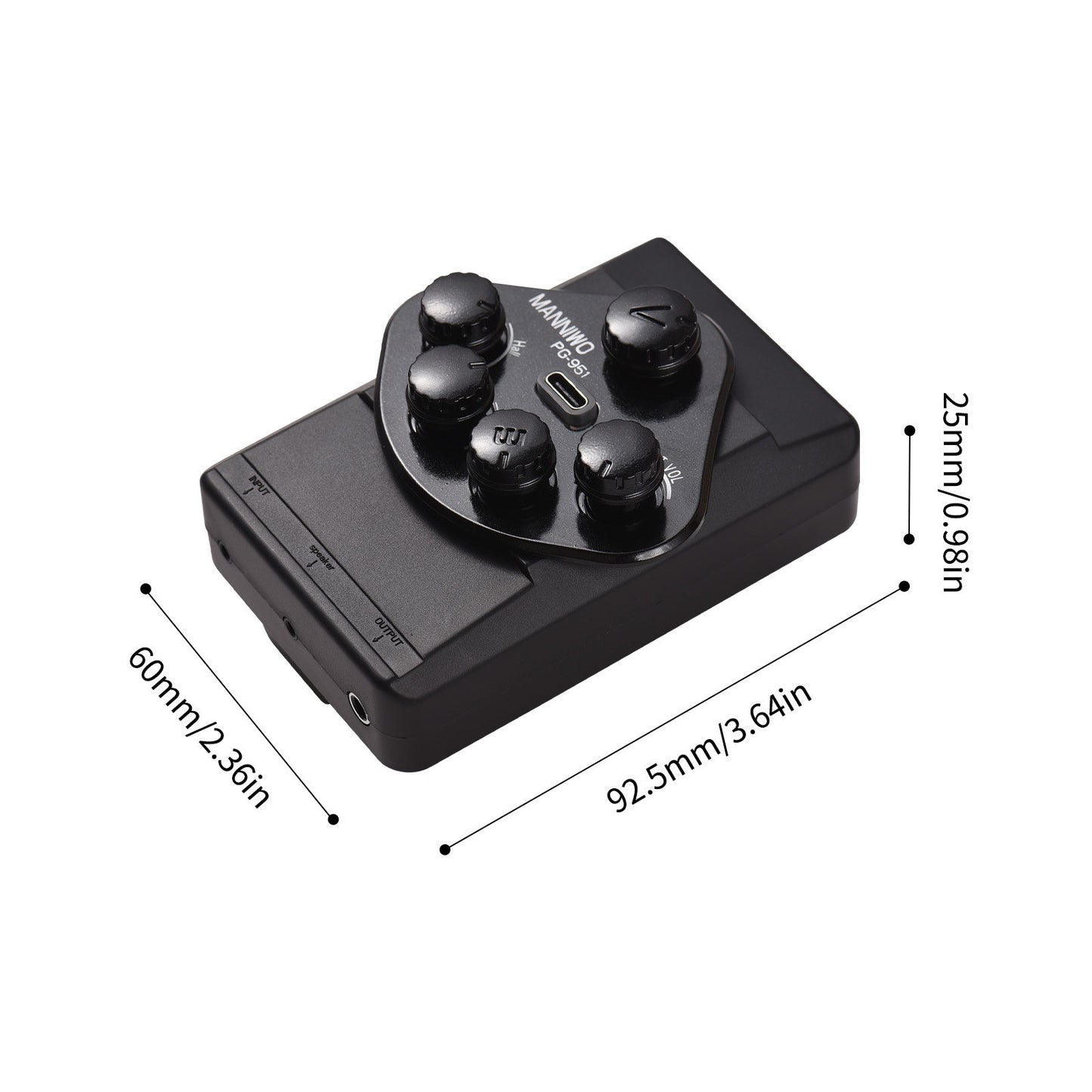 PG-951 Guitar Resonant DSP Sound Pickup by MANNIWO