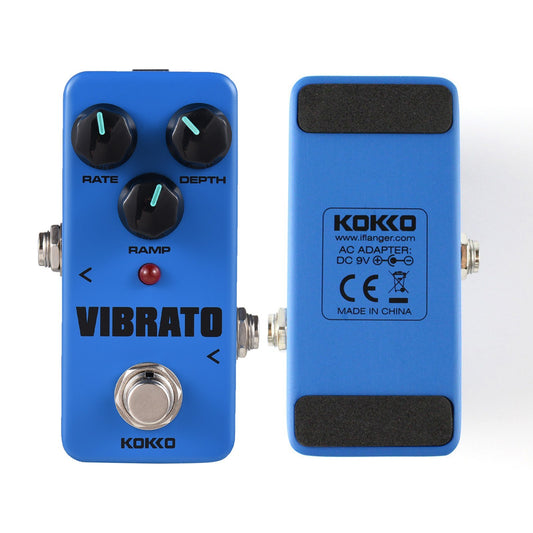 KOKKO FVB2 Vibrato Electric Guitar Mini Effect Pedal - Portable Single Guitar Effector