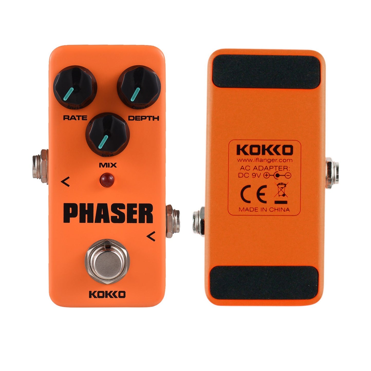 KOKKO FPH2 Phaser Mini Electric Guitar Effect Pedal - Portable Phase Effector