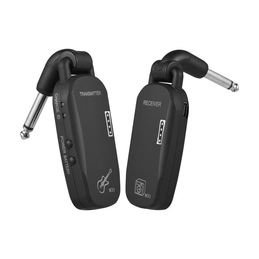 2.4G M31 Professional Wireless Guitar/Bass Transmitter Receiver System