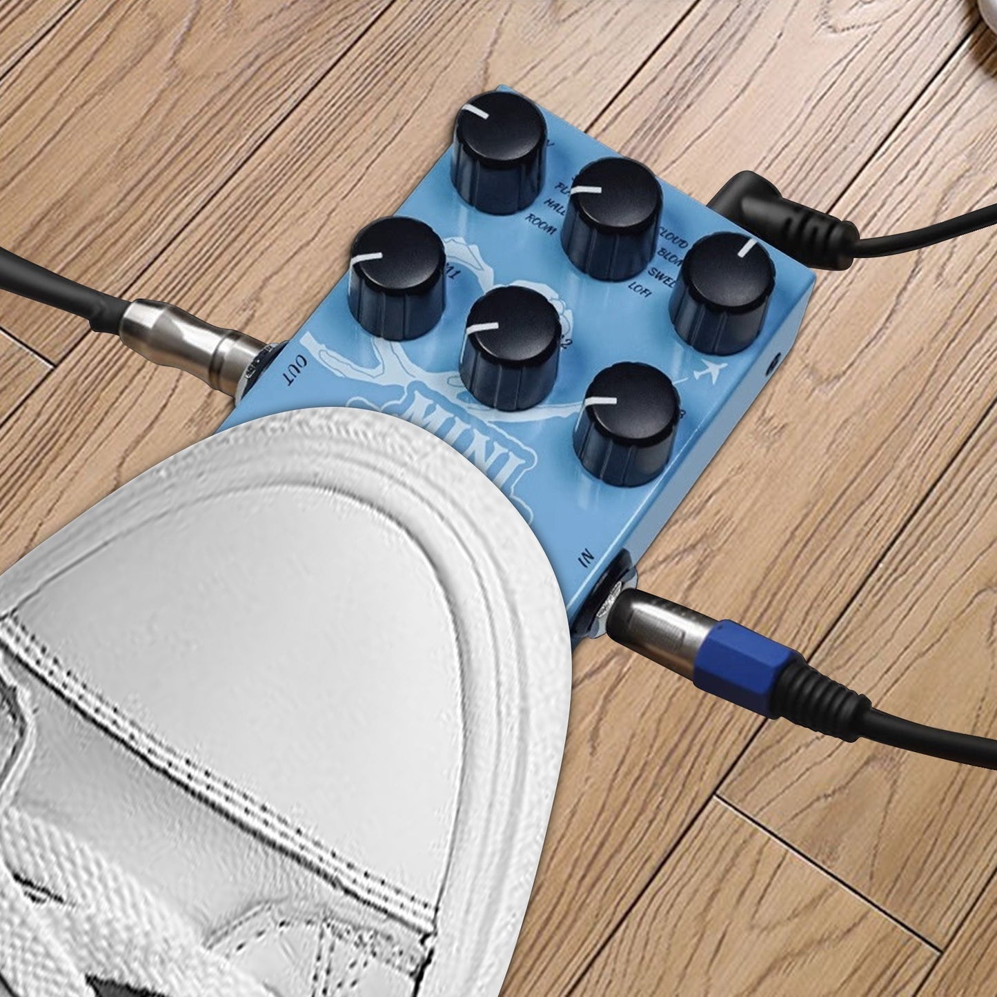 MINI-UNIVERSE Digital Reverb Pedal - M-VAVE Guitar Effects