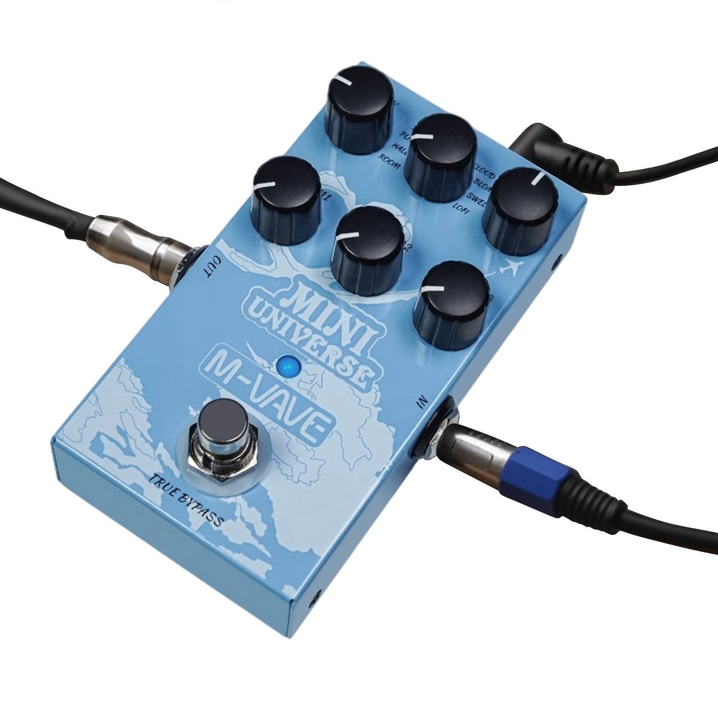 MINI-UNIVERSE Digital Reverb Pedal - M-VAVE Guitar Effects