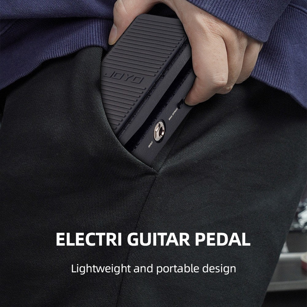 JOYO WAH-I 2-in-1 Compact Wah Volume Guitar Pedal - Portable & Versatile Effects