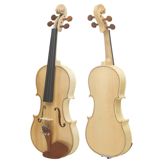 Gecheer 4/4 Violin - Handcrafted Spruce & Maple with Tiger Stripe Ebony